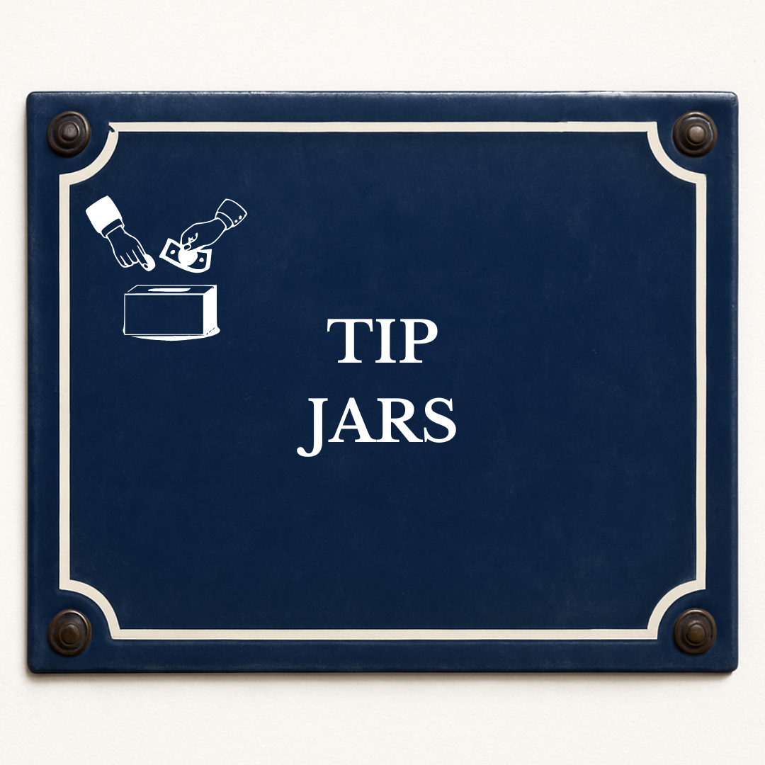 Tip Jars – Gratitude & Support