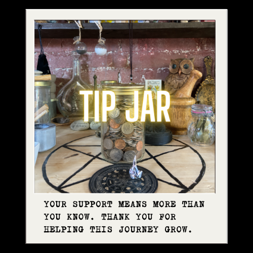 Tip Jar – A little thank-you for the magic